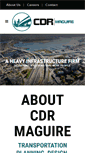 Mobile Screenshot of cdrmaguire.com